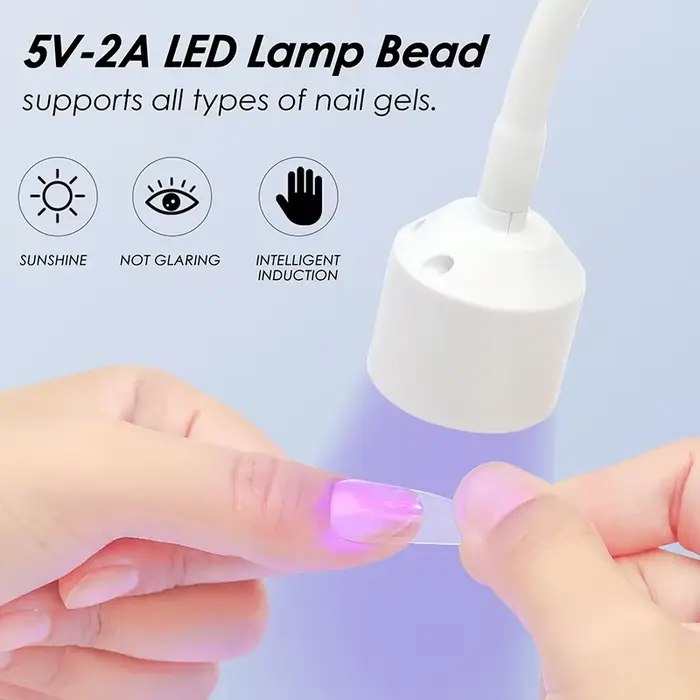 Mini sèche-ongles UV LED lampe à ongles pliable USB lampes de polymérisation