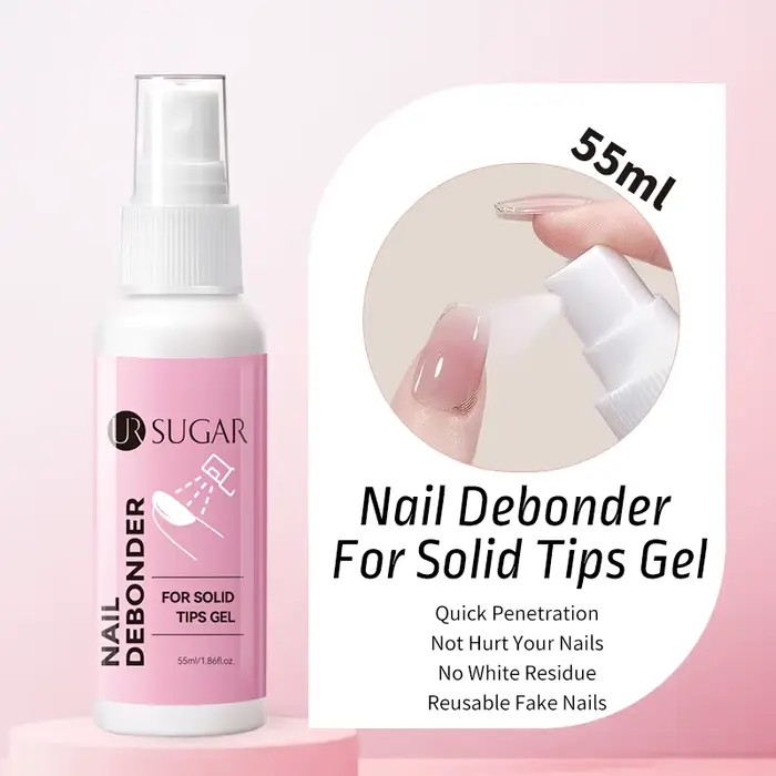 UR SUGAR – dissolvant de Gel pour ongles solides, Spra, adoucit et élimine facilement les ongles à p