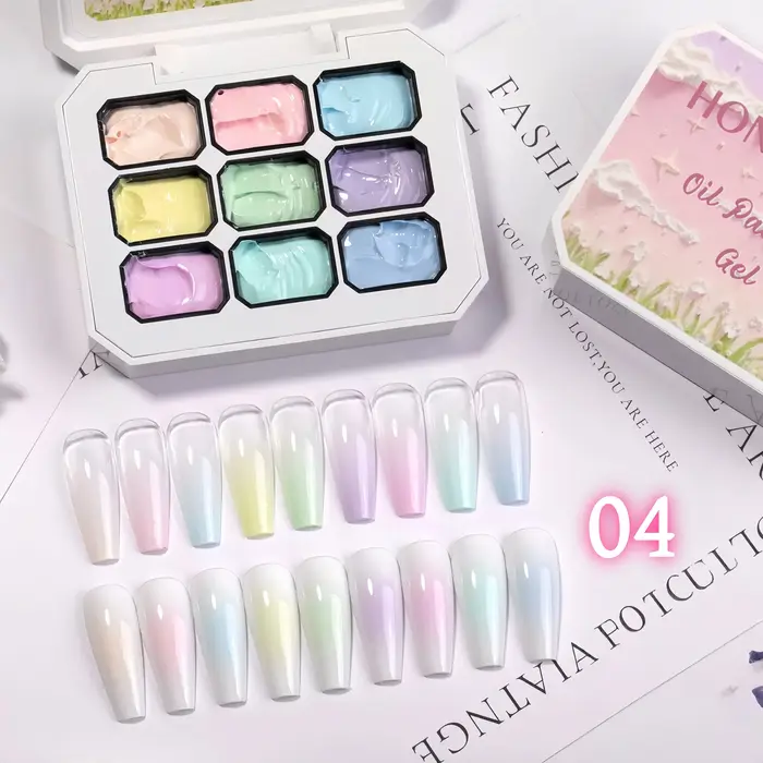Vernis à ongles solide 9 couleurs
