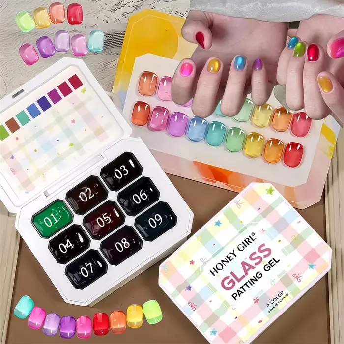 1 pièce Gel de modelage en verre solide couleur bonbon