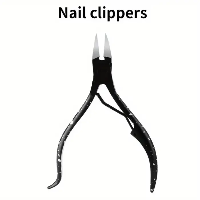 Pince à cuticules pour ongles incarnés noirs