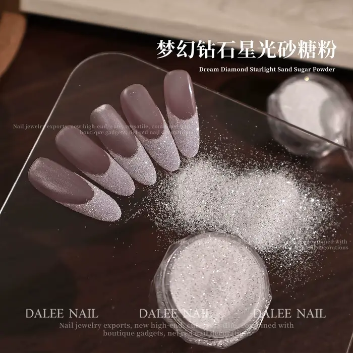 Poudre de sucre pour ongles