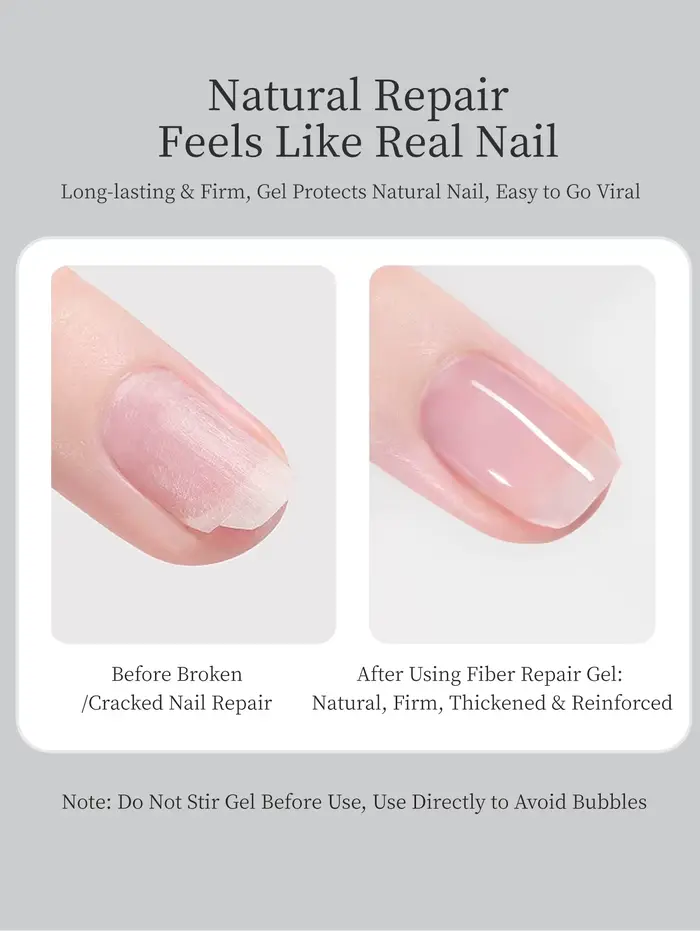 XEIJAYI 1Pc 6g Gel réparateur pour ongles cassés