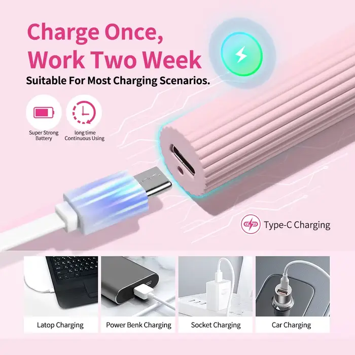 YIKOOLIN 1 Pc stylo forme Portable UV/LED lampe à ongles pour vernis Gel et presse sur ongles sans f