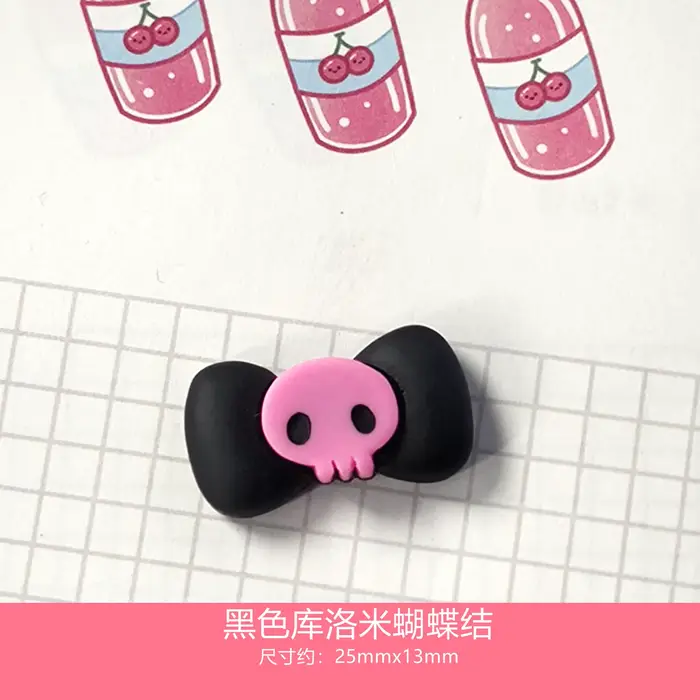 Breloques décoratives en résine faites à la main pour nail art, accessoires pour vêtements de cheveu