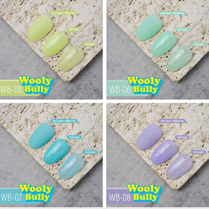Wooly Bully Kitsch ongles couleur transparente gelée sirop Gel vernis UV LED Gels