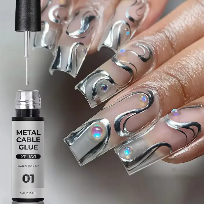 Vernis à ongles en Gel métallique Super brillant