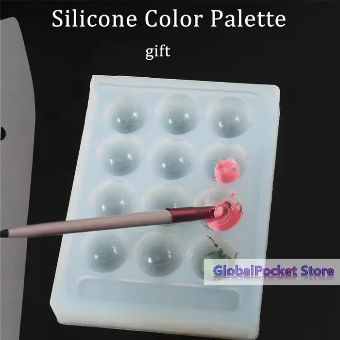 Palette de Couleurs pour Ongles Haute Transparence