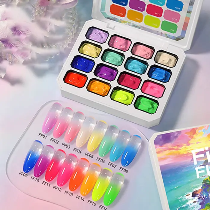 Nouveau vernis à ongles en gel 16 couleurs