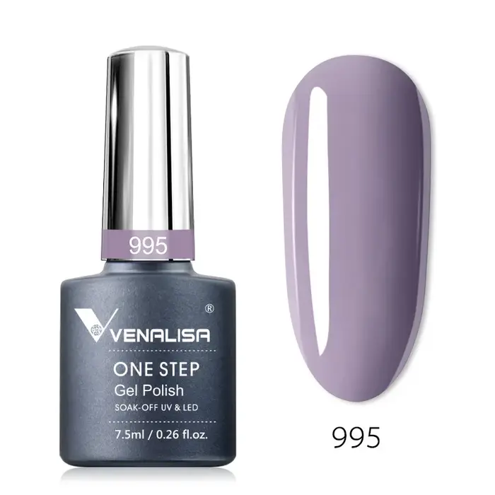 3 en 1 VENALISA une étape vernis à ongles couverture complète magnifique couleur tremper UV LED