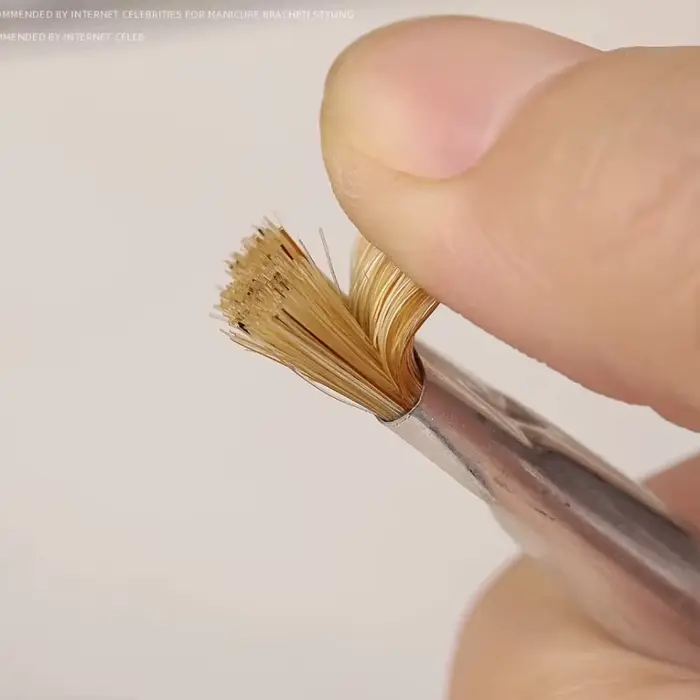 Pinceau à texture brossée pour nail art