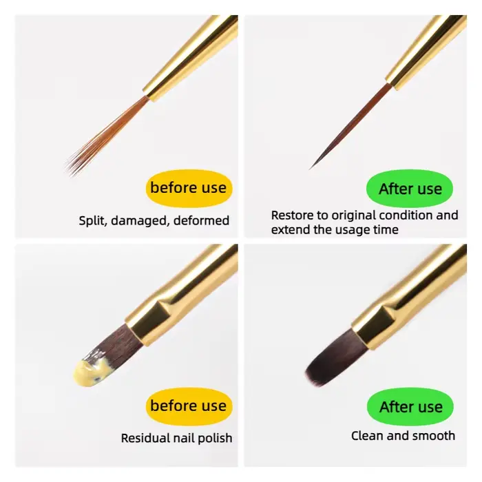 Nettoyeur de brosse à ongles 75ml + récipient + filtre