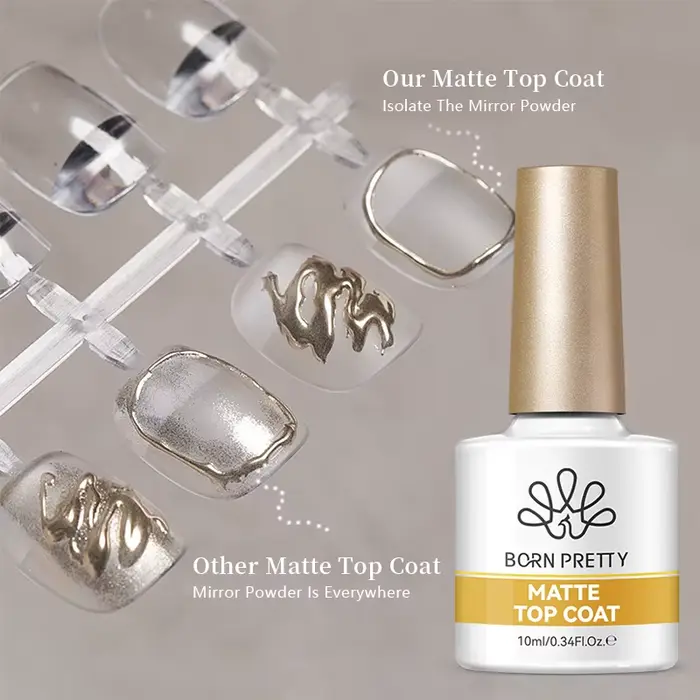 BORN PRETTY 10ml fonction Gel Base Gel couche de finition Gel de caoutchouc Gel de renfort pour ongles outils tremper