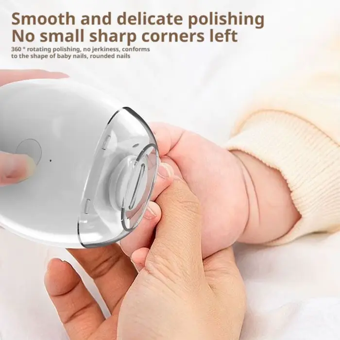Coupe-ongles électrique 2 en 1 avec lumière LED