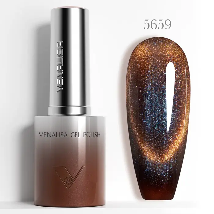 Venalisa TPO/Hema gratuit 10D oeil de chat vernis à ongles aimant tremper UV LED Semi Permanent paillettes brillant