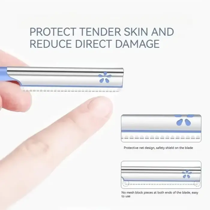 Rasoir à sourcils 5 pièces rasoir de sécurité tranchant Durable filet de sécurité pour débutants n'e