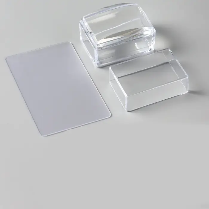 Kit de Plaques d'Estampage Carrées pour Nail Art