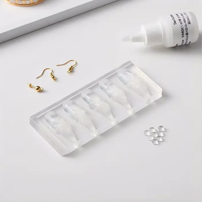 Moule en silicone 3D pour ongles