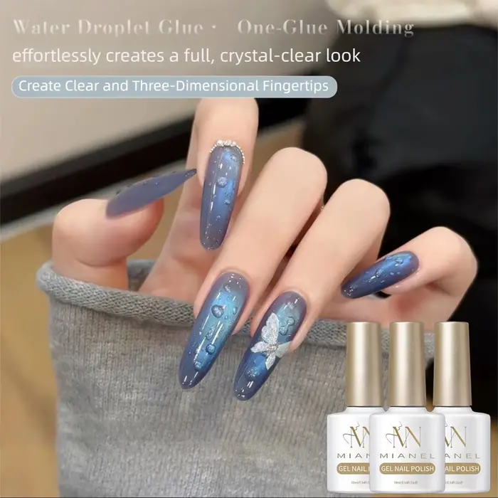 Nouveau Gel de Manucure Effet Goutte d'Eau 2026