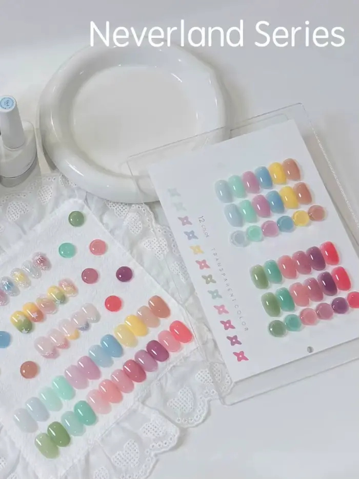 1-12 pièces 15ml Vernis à ongles gel Dopamine Printemps/Été Couleurs populaires Séchage UV LED Cadeau pour femme Kit DIY pour salon de manucure
