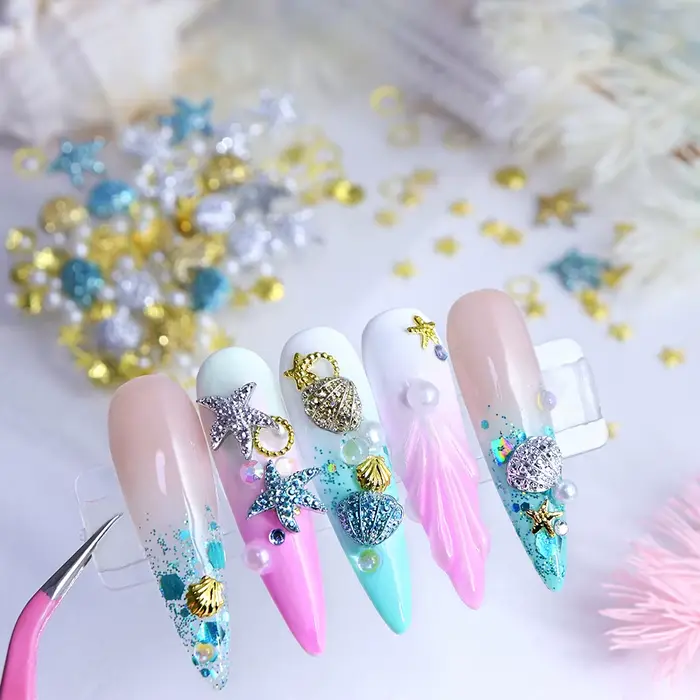 Accessoires pour ongles en forme d'étoile de mer