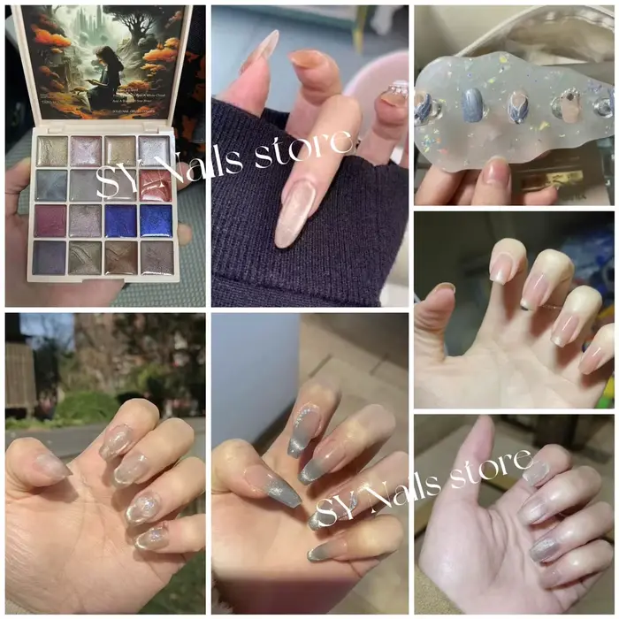 9/16 couleurs nu rose clair de lune chat Gel magnétique solide Gel pour ongles Super blanc lumière