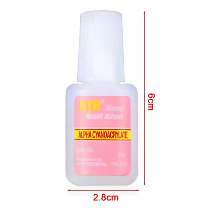Colle à ongles avec applicateur pour faux ongles