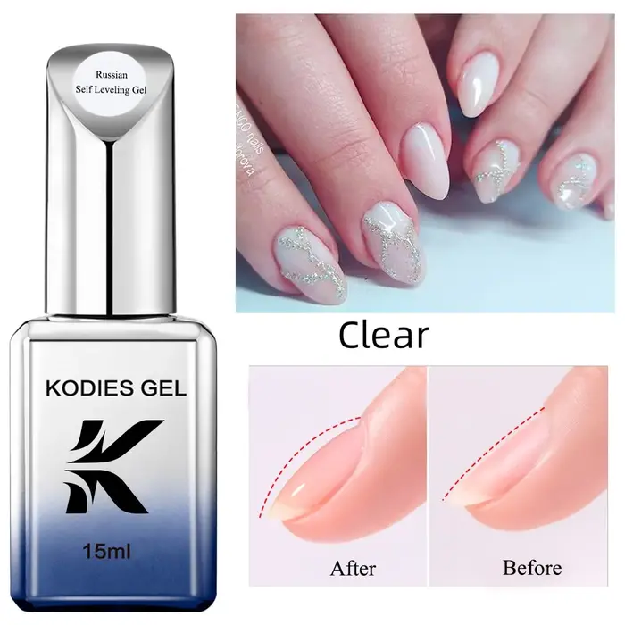 KODIES GEL-Verhéritage à Ongles Gel Blanc Laiteux