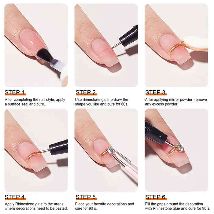 Colle à ongles Gel 15mL pour strass pour ongles