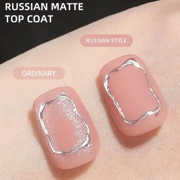 1pc 0.51oz 15ml russe mat couche de finition Gel vernis antiadhésif poudre fonctionnelle Gel