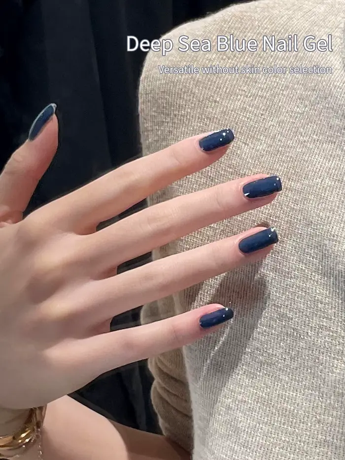 Vernis à ongles Gel de couleur bleu mer