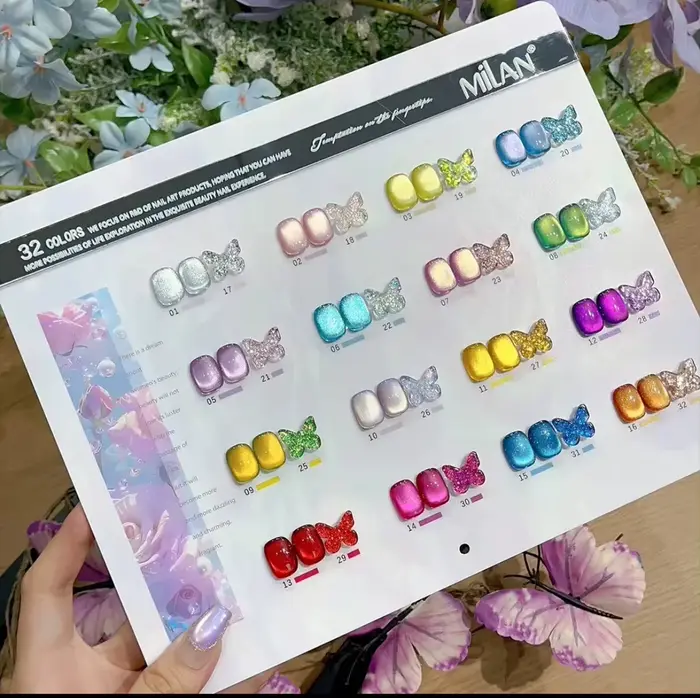 Lemcco 24pcs/32pcs/40pcs/ 60 Couleurs Ensemble de Gel Magnétique 2026 HEMA Sans TPO Longue Durée Non Toxique Gel UV Vente en Gros Vernis à Ongles Gel UV