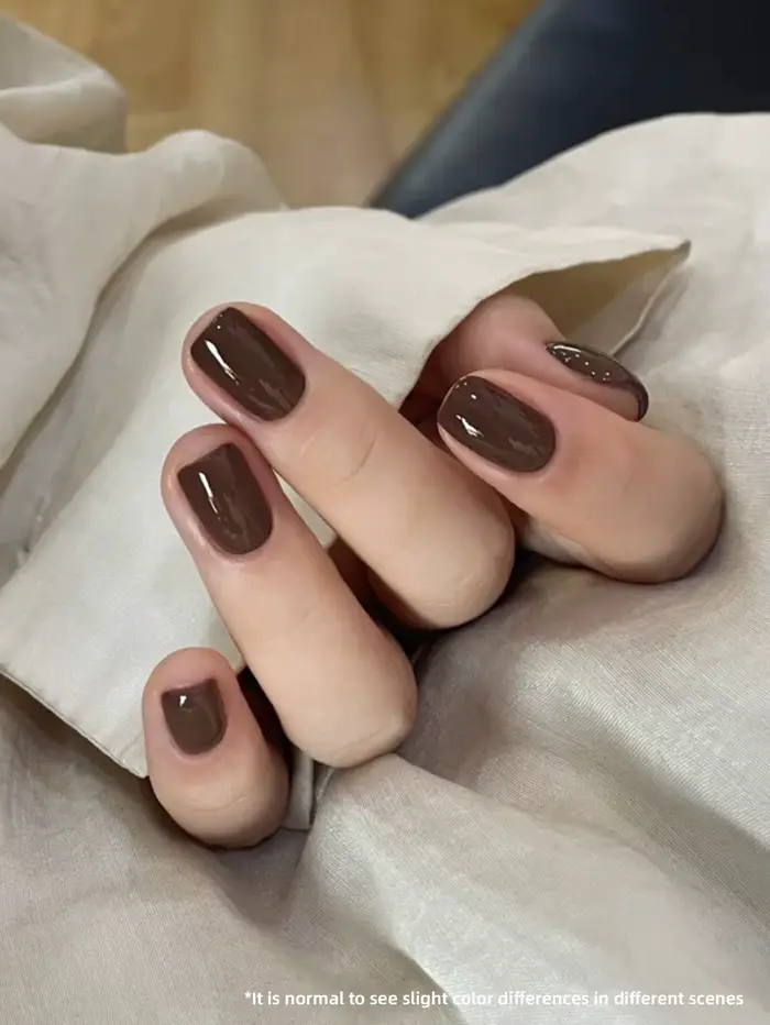 Vernis à ongles Gel marron chocolat