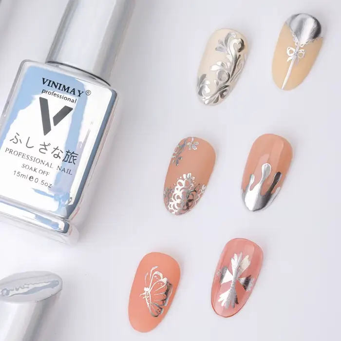 VINIMAY nouveau 2023 miroir métallique argent peinture à ongles Gel vernis
