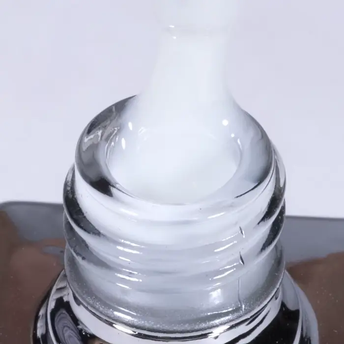 KODIES GEL-Verhéritage à Ongles Gel UV Blanc Laiteux, Finition Gelée Translucide, Non Collant, Brcorporelle, Semi Continu