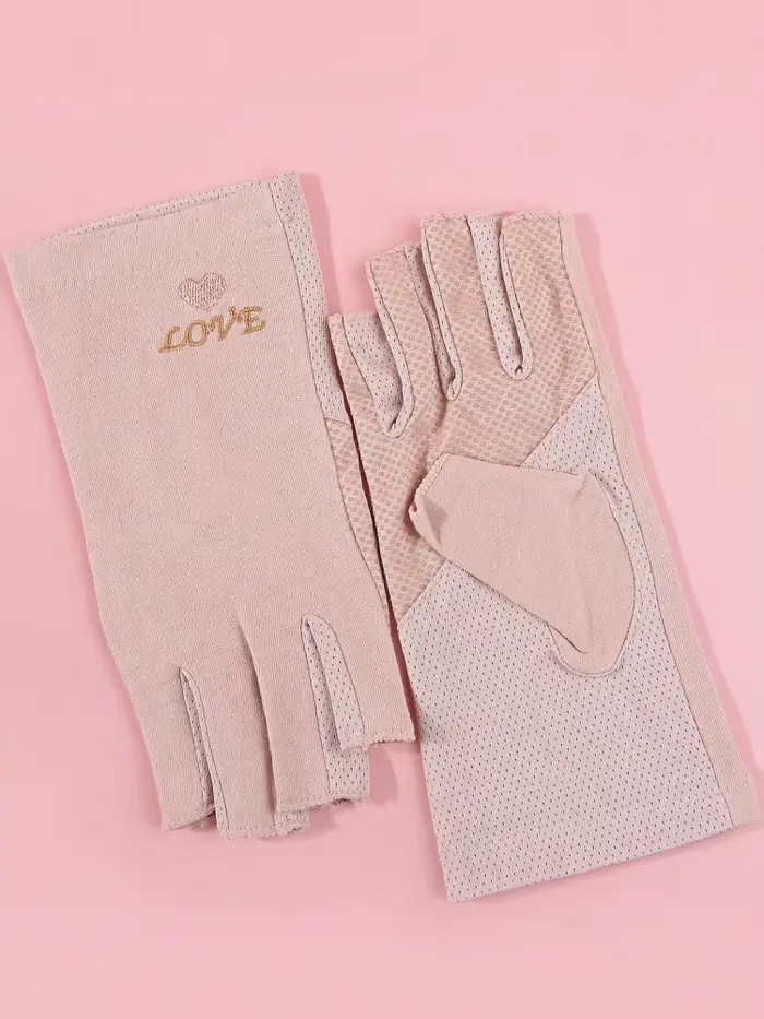 1 Paire de Gants Anti-UV pour Ongles