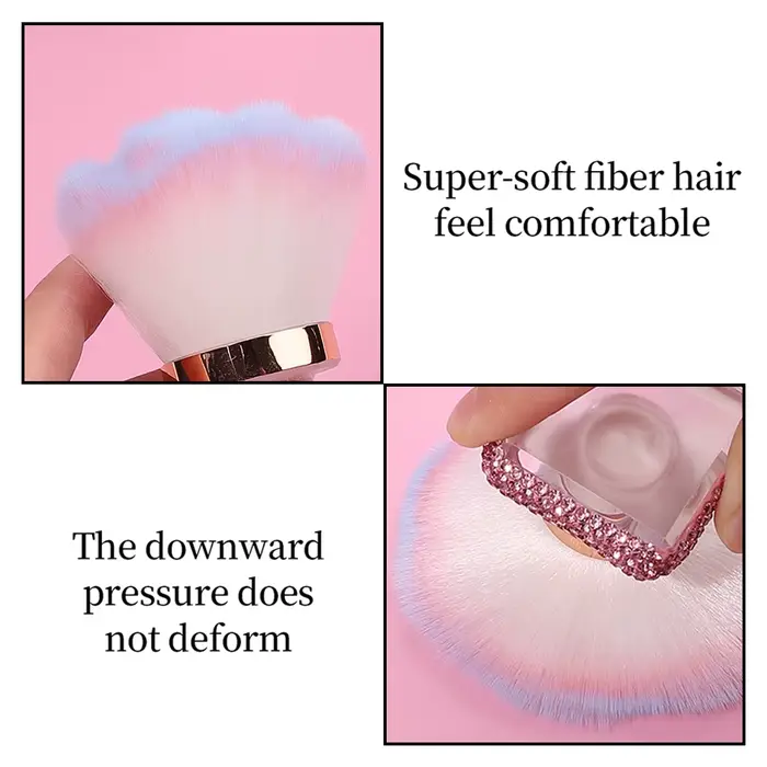 Brosse à tête de Rose en diamant pour Nail Art