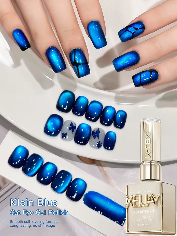 Vernis à ongles Gel œil de chat glace pilée poire de neige 15ml