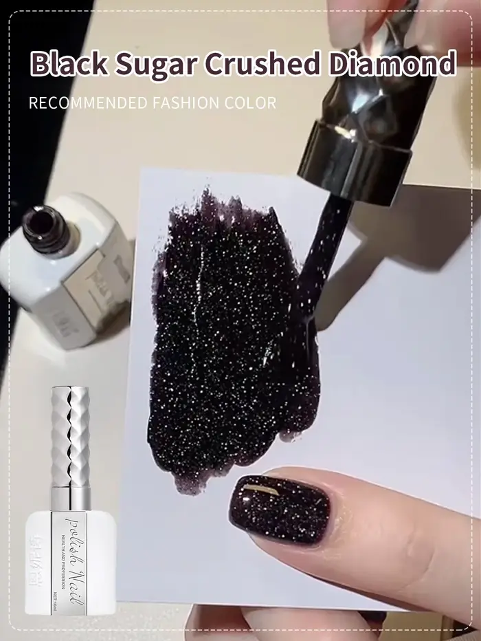 Vernis à ongles Gel noir cassé