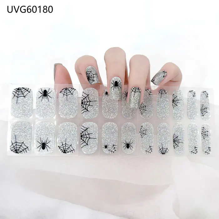 Autocollants pour ongles semi-durcis en gel