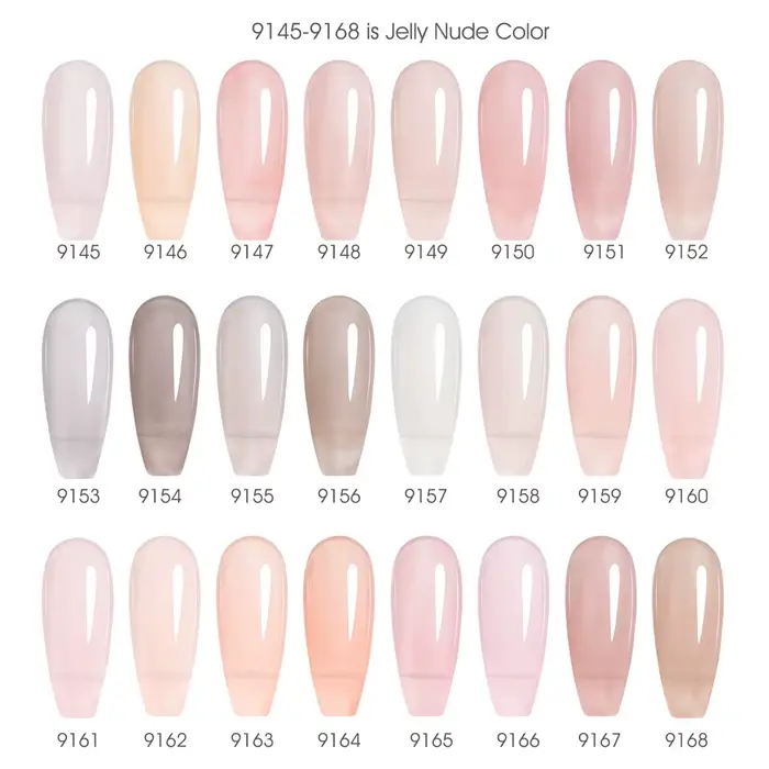 CANNI 9ml vernis à ongles HEMA TPO gratuit Transparent gelée couleur nu rose français SoakOff UV LED