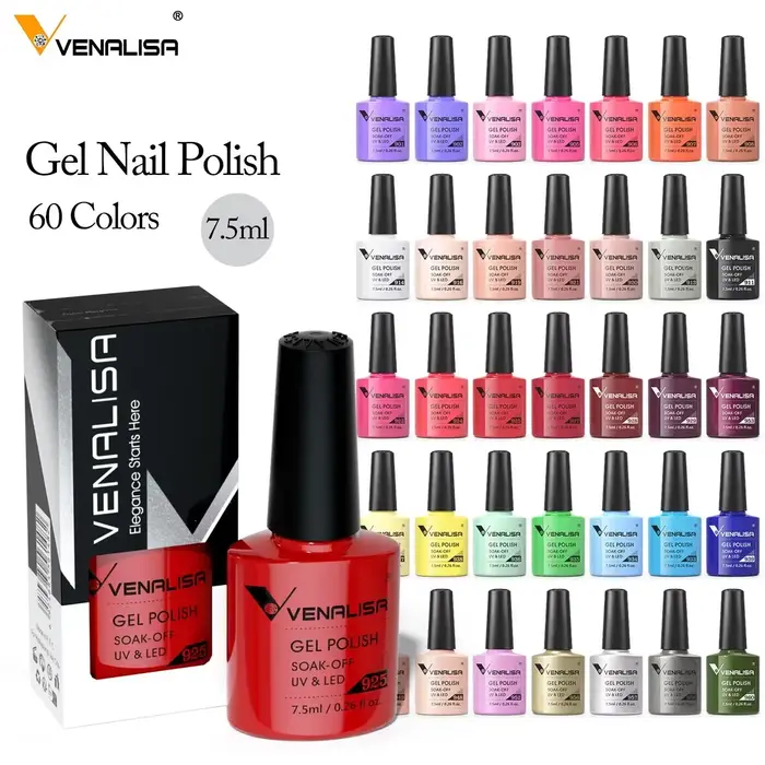 7.5 ml Venalisa TPO HEMA gratuit tremper Gel vernis Non irritant bio UV LED Nail Art Gel