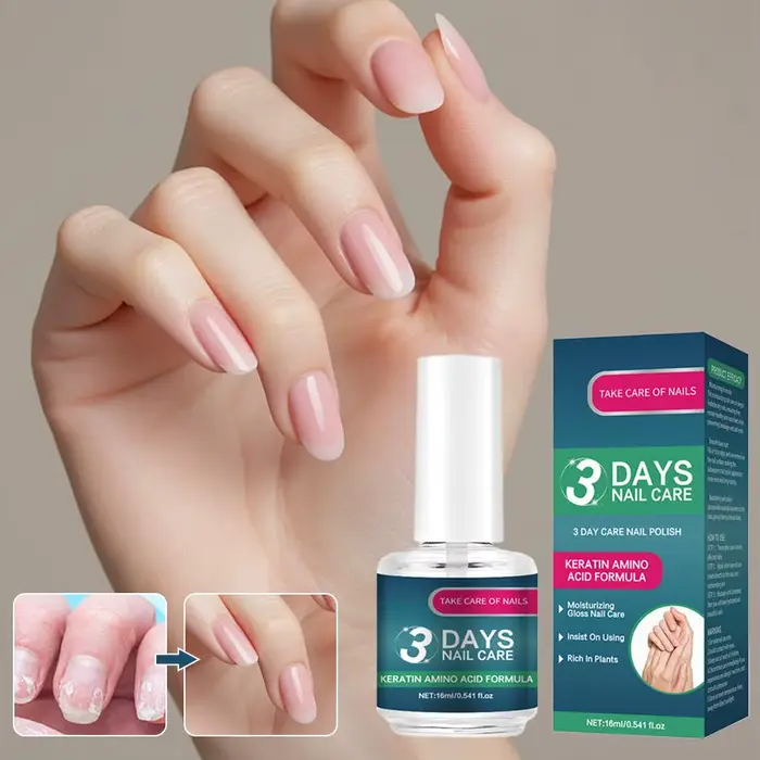 Traitement de soin des ongles en 3 jours