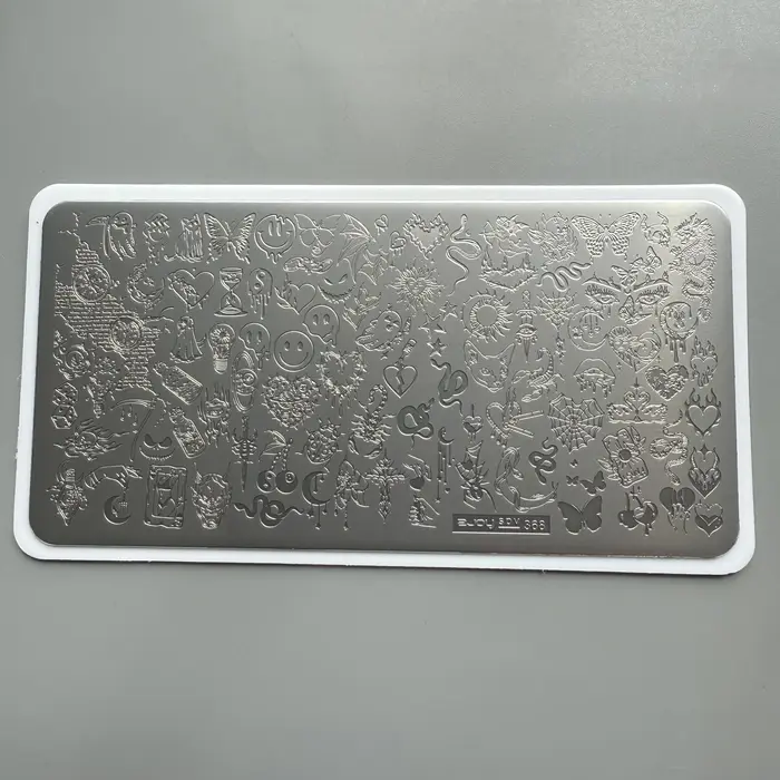 XMQ NAIL ART STAMPING PLATES TEMPLATE DE LONNE