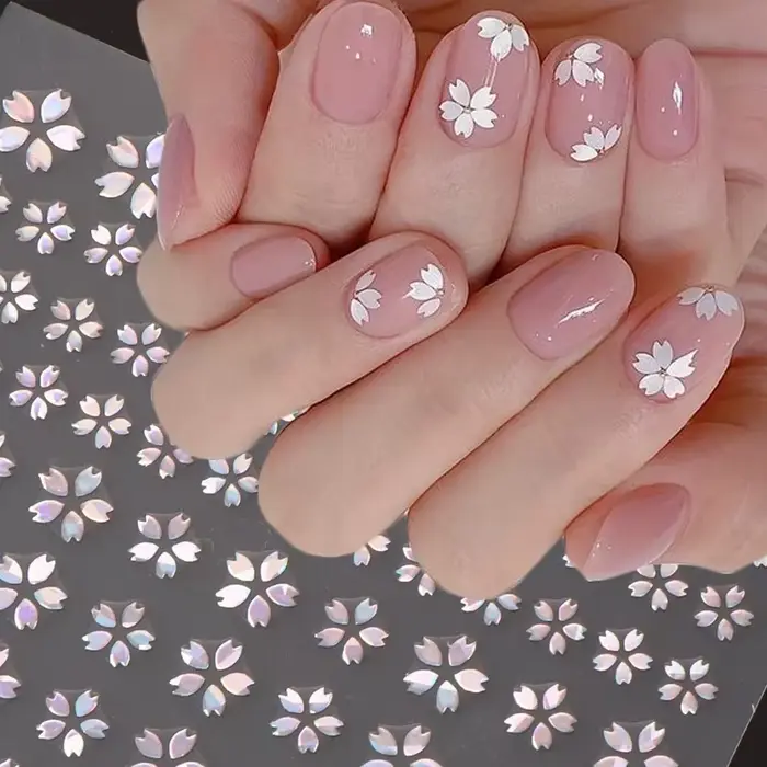 ​ ​ Autocollants pour ongles 3DLaser Sakura