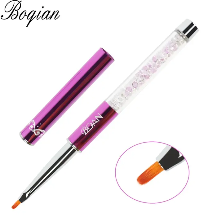 BQAN pinceau à ongles pétale de marbre perle acrylique Nail Art Liner brosse lignes françaises grille fleur peinture dessin stylo manucure outils