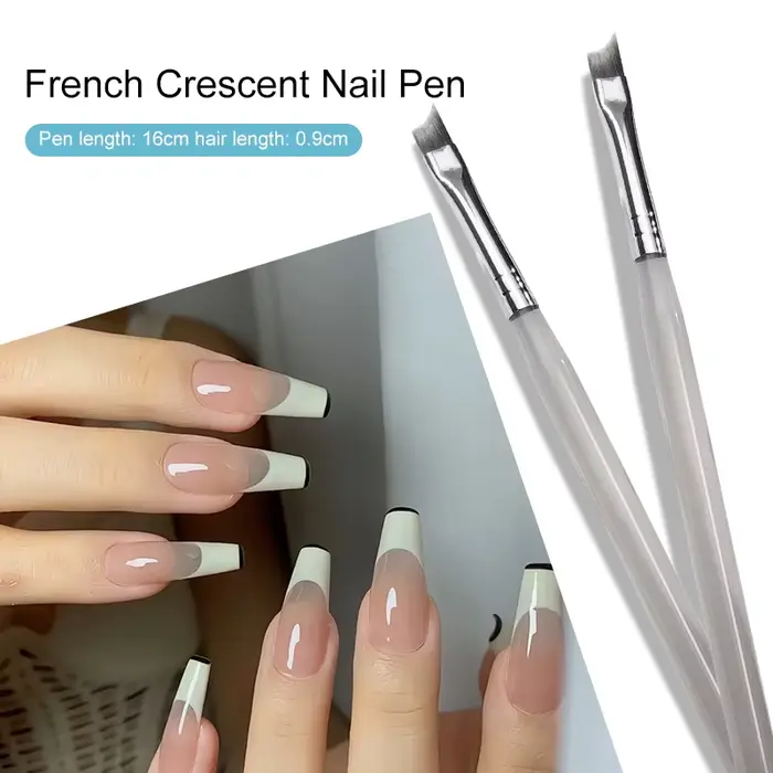 Ensemble de pinceaux professionnels pour Nail Art français