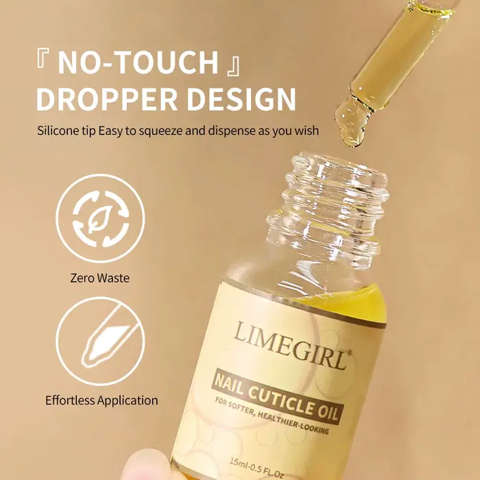 LIMEGIRL15ML huile nutritive pour cuticules des ongles nourrit et répare