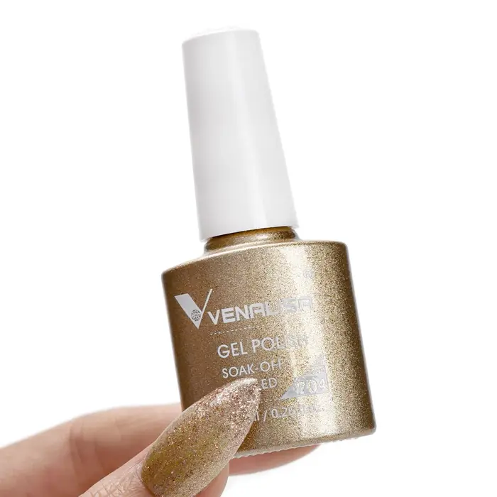 Vernis à ongles en gel Venalisa VIP3 sans HEMA, sans TPO, à retirer par trempage, UV LED, haute pigm