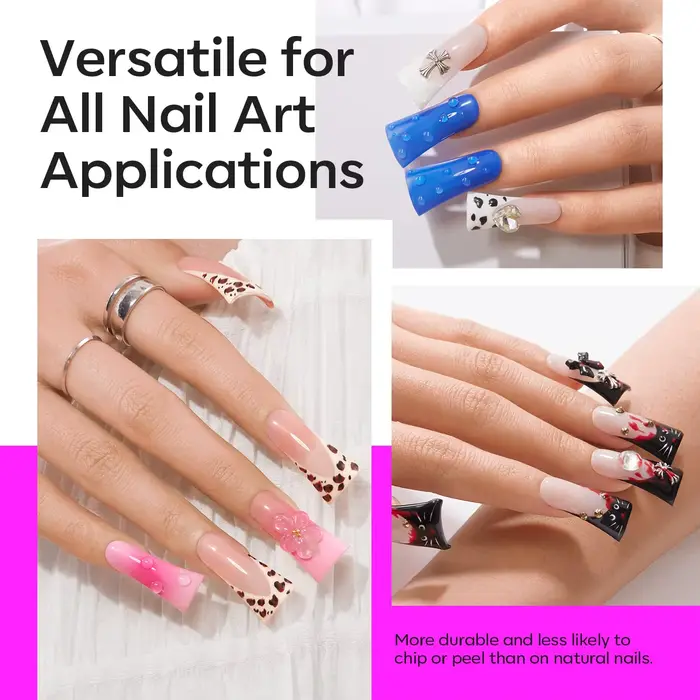 Faux ongles en forme de bec de canard - 500 pièces